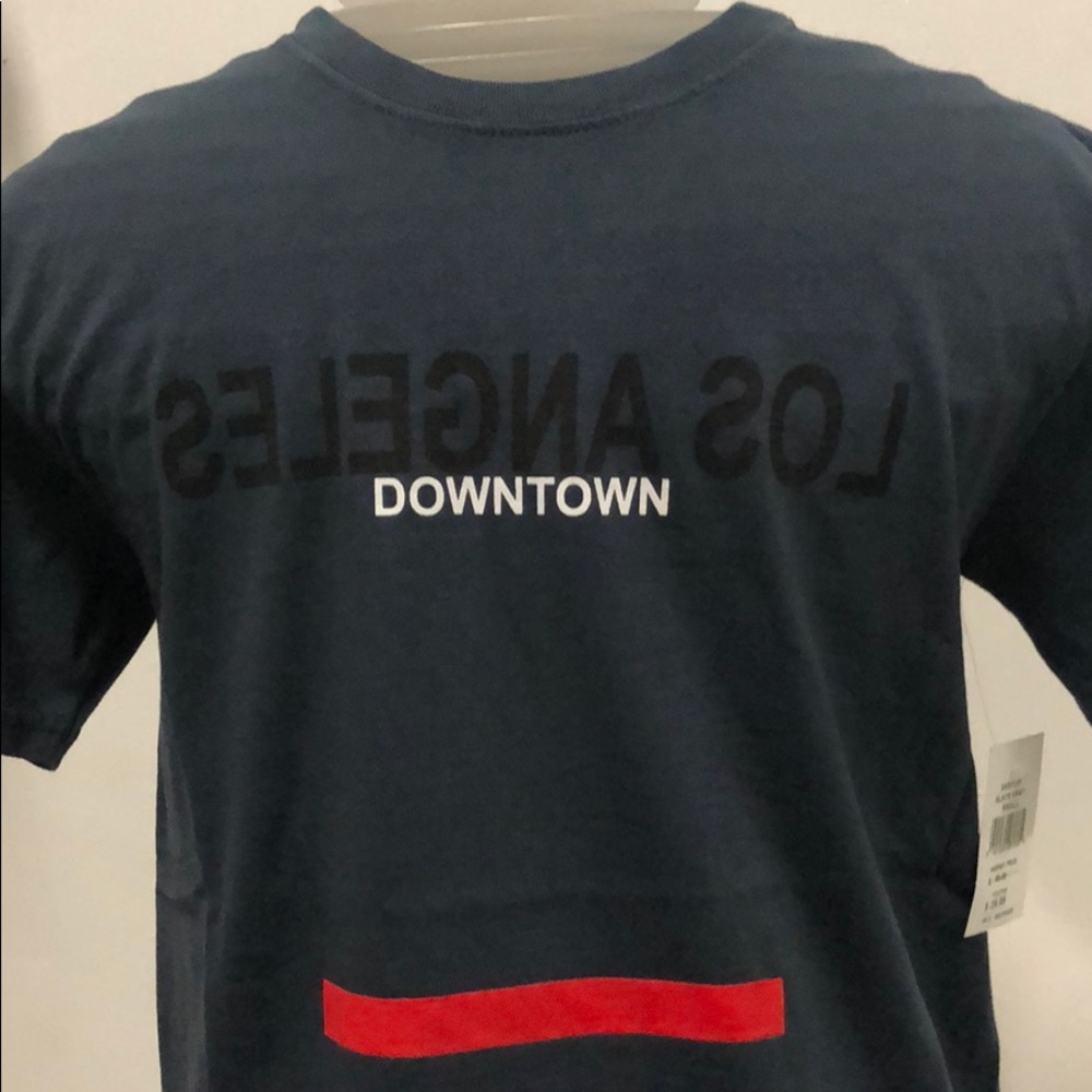 NWT DTLA BRAND JEAN 2 pieces tee shirt top 100% cotton LOS ANGELES lot